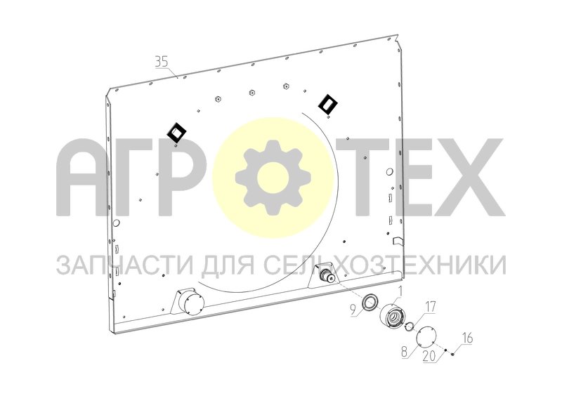 Чертеж Перегородка (181.31.00.240А-01)